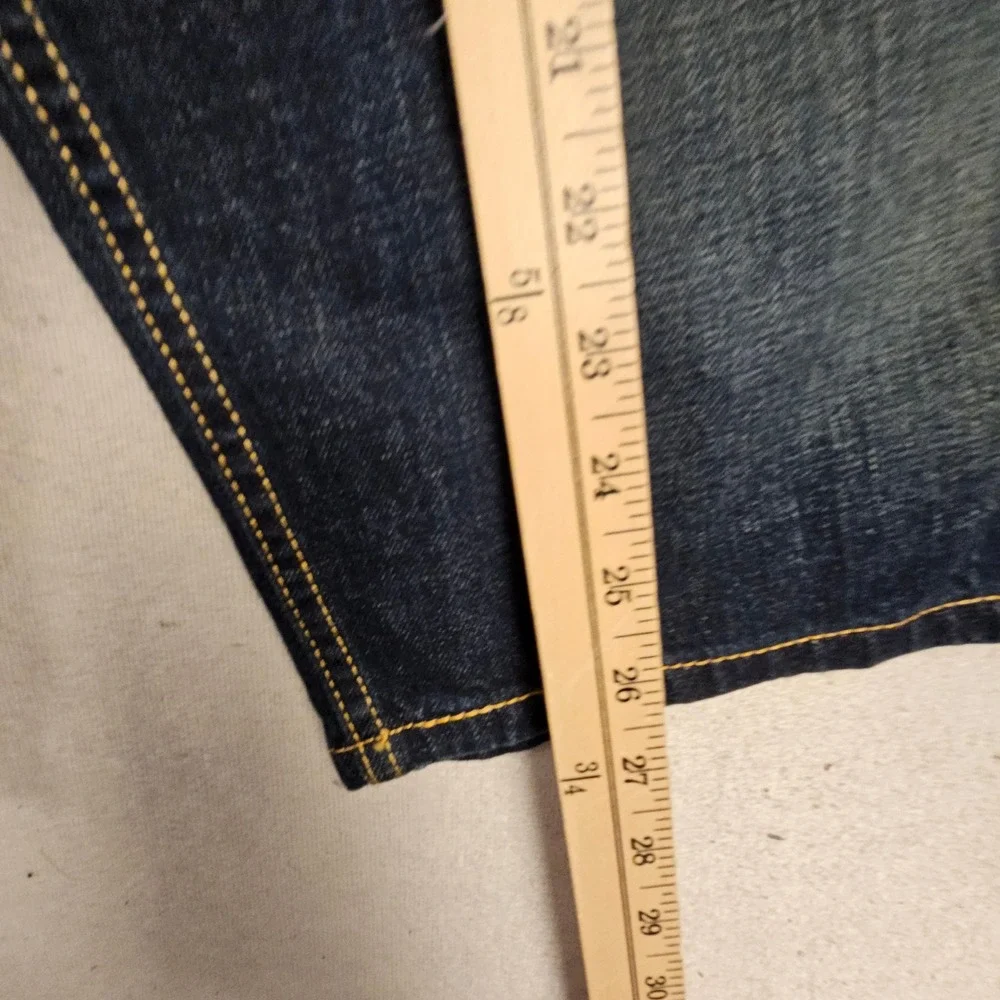 Levis 569 Loose Straight Denim Shorts Mens 40 Dark Wash Blue Jean 35469-0174